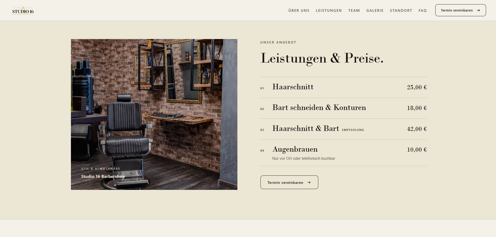 Editorial – Leistungen und Preise